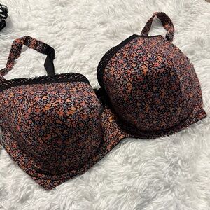 Lane Bryant 40F underwire Floral Print Women's Bra
